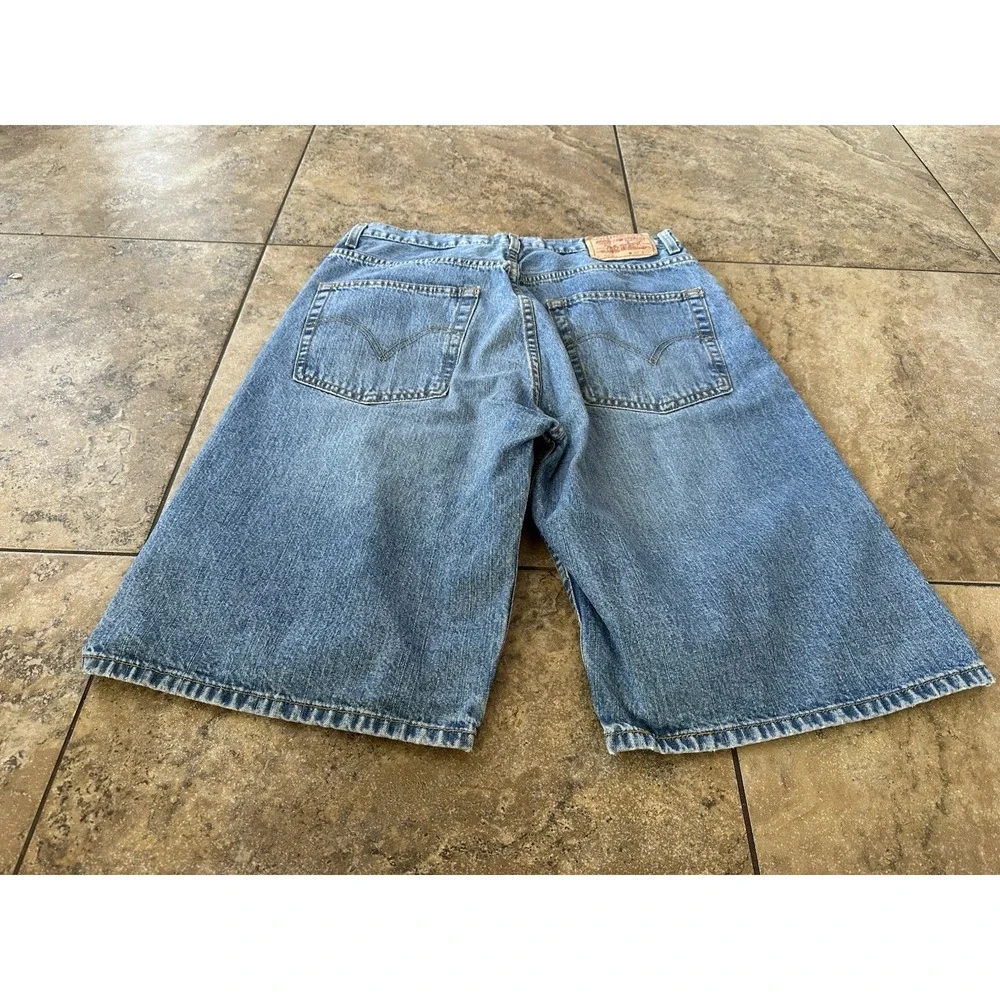 Levi's Men's 569 Loose Straight Denim Shorts Blue Size 32